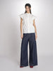 Camicia intarsio maniche alette