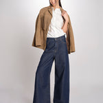 Camicia intarsio maniche alette GIFTY 6EVA04-V09857 ECRU vanessa bruno 