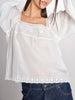 Camicia con scollo quadrato