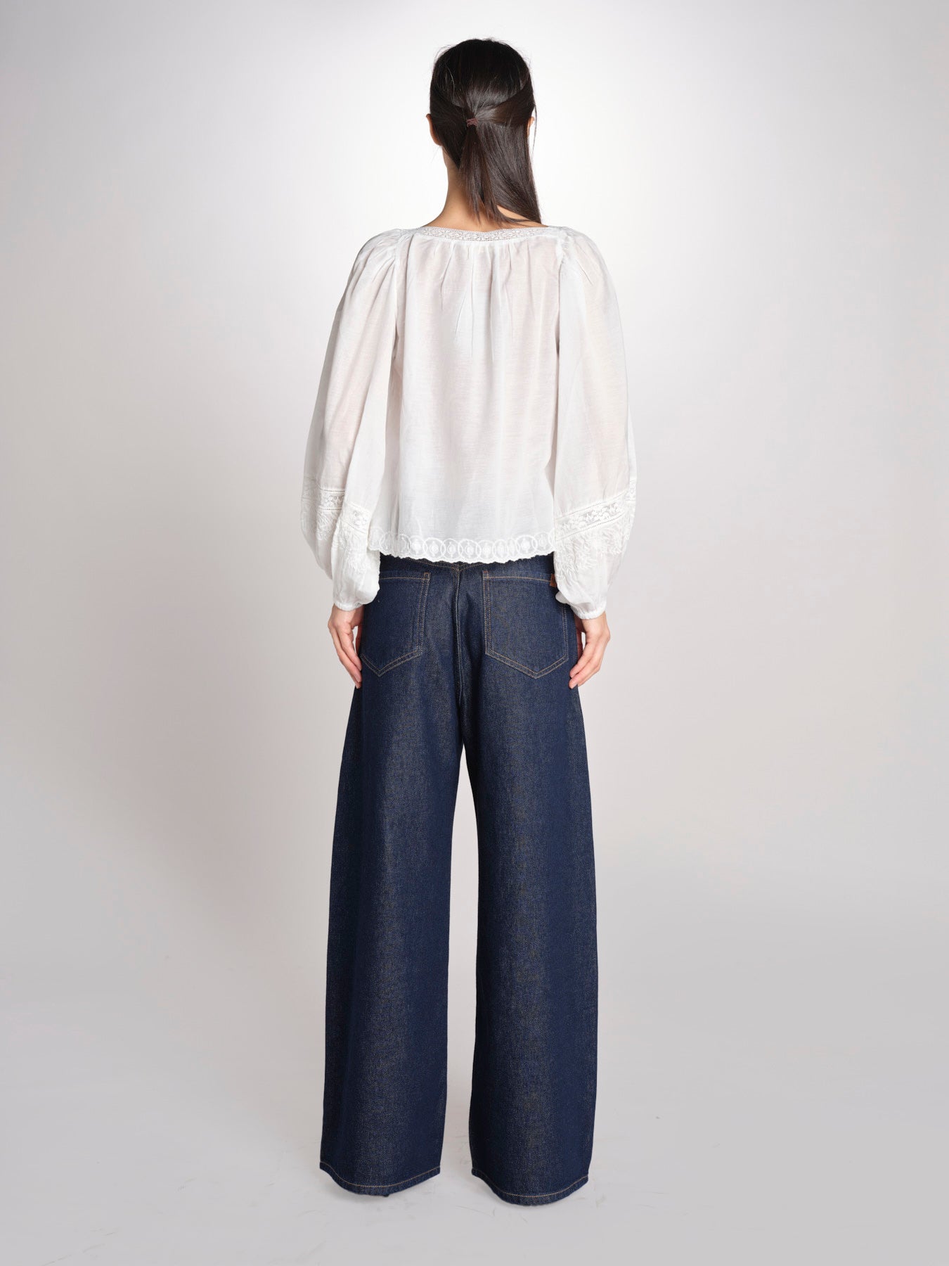 Camicia con scollo quadrato GIOVANNA 2HVA27-V09848 BLANC vanessa bruno 