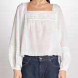 Camicia con scollo quadrato GIOVANNA 2HVA27-V09848 BLANC vanessa bruno 