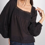 Camicia con scollo quadrato GIOVANNA 2HVA27-V09848 NOIR vanessa bruno 