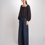 Camicia con scollo quadrato GIOVANNA 2HVA27-V09848 NOIR vanessa bruno 
