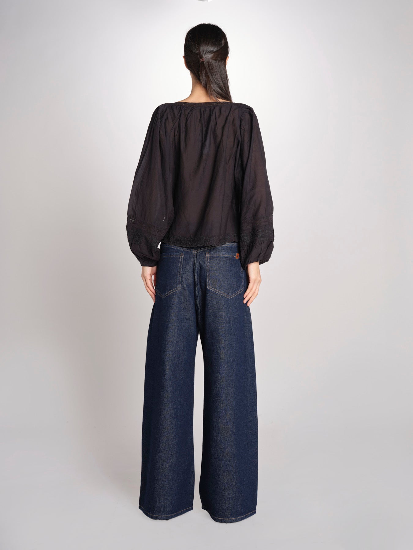 Camicia con scollo quadrato GIOVANNA 2HVA27-V09848 NOIR vanessa bruno 