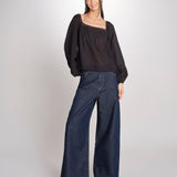 Camicia con scollo quadrato GIOVANNA 2HVA27-V09848 NOIR vanessa bruno 