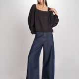 Camicia con scollo quadrato GIOVANNA 2HVA27-V09848 NOIR vanessa bruno 