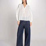 Camicia con nervature NIPOA 2HVA27-V09117 BLANC vanessa bruno 