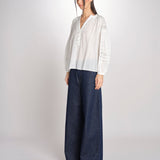 Camicia con nervature NIPOA 2HVA27-V09117 BLANC vanessa bruno 