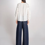 Camicia con nervature NIPOA 2HVA27-V09117 BLANC vanessa bruno 