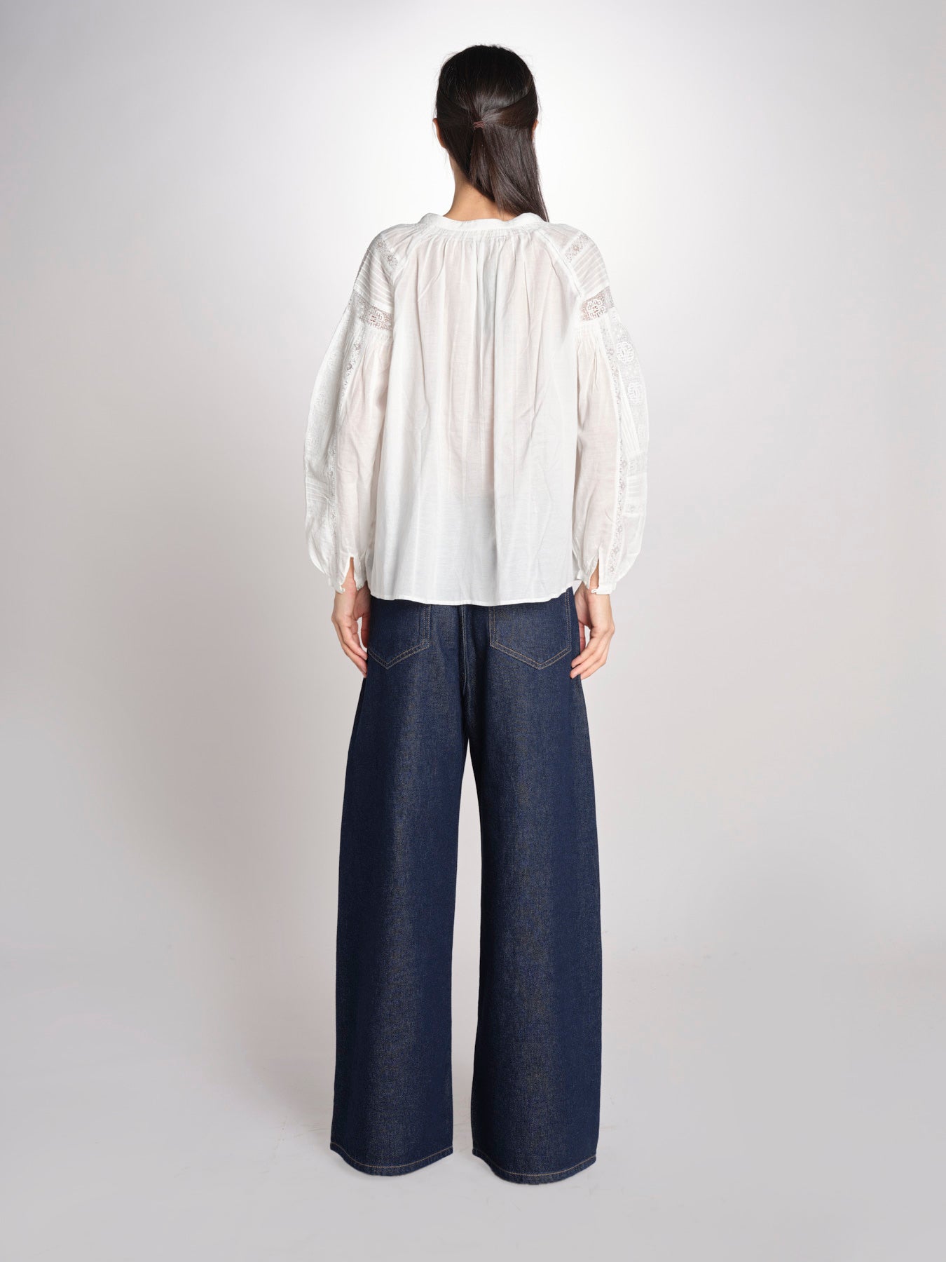 Camicia con nervature NIPOA 2HVA27-V09117 BLANC vanessa bruno 
