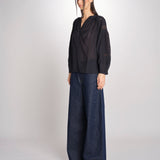 Camicia con nervature NIPOA 2HVA27-V09117 NOIR vanessa bruno 