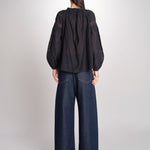Camicia con nervature NIPOA 2HVA27-V09117 NOIR vanessa bruno 