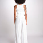 BENDA pantalone con pinces in popeline BENDA 2615131142600 004 BIANCO weekend maxmara 