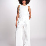 BENDA pantalone con pinces in popeline BENDA 2615131142600 004 BIANCO weekend maxmara 