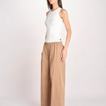 pantalone con elastico in popeline GOLFO 2615131102600 005 TERRA weekend maxmara 