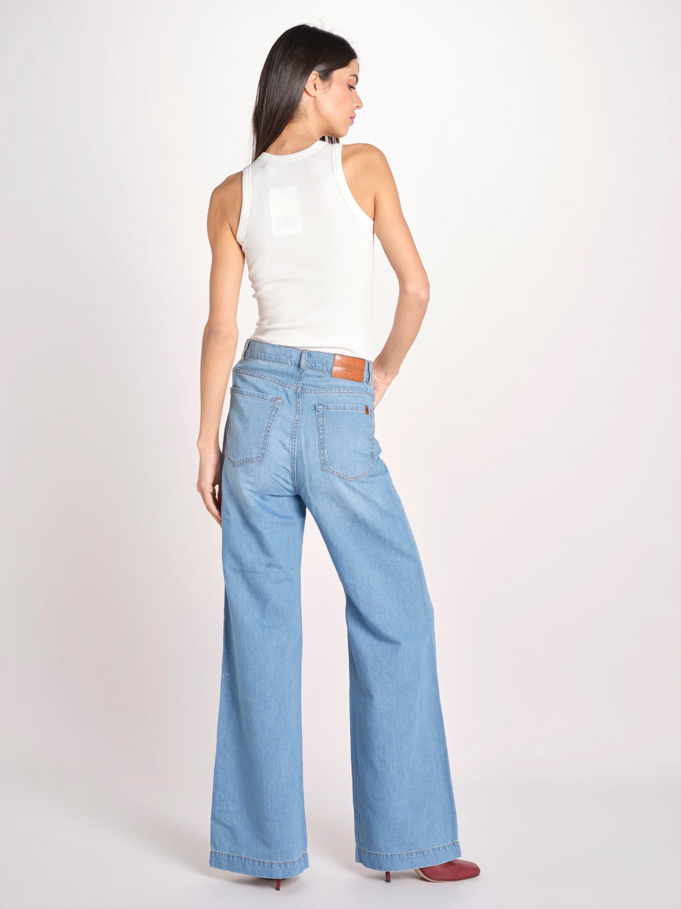 denim in misto lino LATINO 2615181012600 006 BLU weekend maxmara 