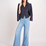 denim in misto lino LATINO 2615181012600 006 BLU weekend maxmara 