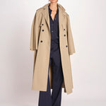 Giacca a camicia in tela di pura lana stretch MULINO 2615041021600 001 BLU weekend maxmara 