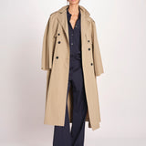 Giacca a camicia in tela di pura lana stretch MULINO 2615041021600 001 BLU weekend maxmara 