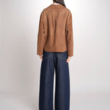 PALCHI giacca cropt scamosciasta con tasche applicate PALCHI2615441021650 002 weekend maxmara 