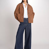 PALCHI giacca cropt scamosciasta con tasche applicate PALCHI2615441021650 002 weekend maxmara 