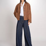 PALCHI giacca cropt scamosciasta con tasche applicate PALCHI2615441021650 002 weekend maxmara 