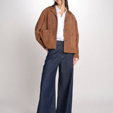 PALCHI giacca cropt scamosciasta con tasche applicate PALCHI2615441021650 002 weekend maxmara 