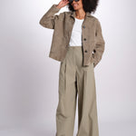 giacca crop in pelle scamosciata PALCHI 2615441021670 002 weekend maxmara 