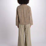 giacca crop in pelle scamosciata PALCHI 2615441021670 002 weekend maxmara 