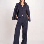Gilet scollo a V in jersey double di cotone POGGIO 2615911021600 002 BLU weekend maxmara 