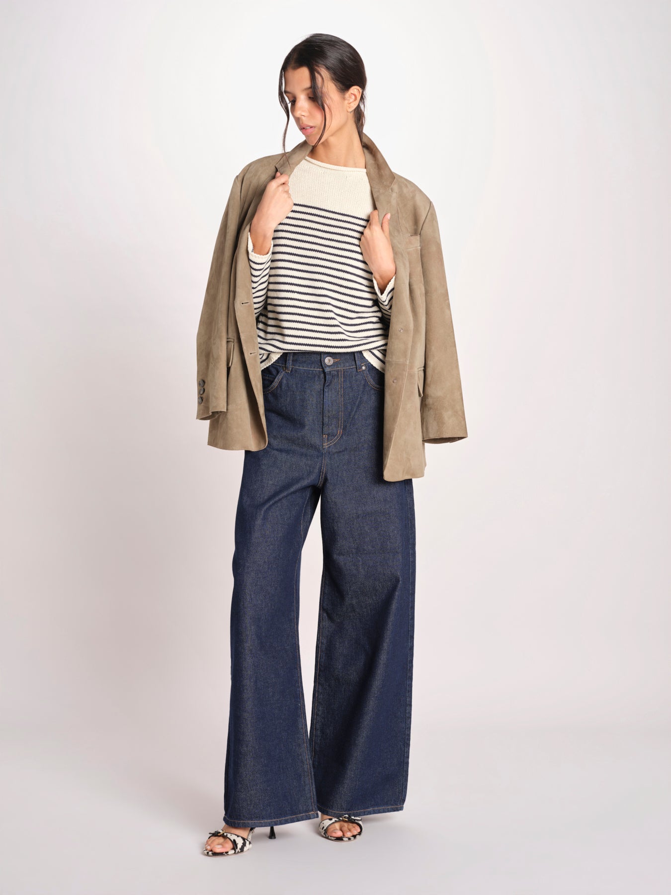 maglia girocollo, chiusa con bottoni sulla spalla QUADRO 2615361151600 011 BLU weekend maxmara 