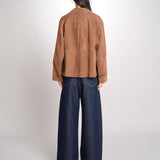 caban doppiopetto foderata in pelle scamosciata SOSPIRO 2615441011600 001 weekend maxmara 