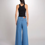 jeans 5 tasche dalla silhouette wide leg VEGA 2615181041600 002 BLU weekend maxmara 