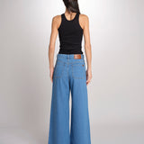 jeans 5 tasche dalla silhouette wide leg VEGA 2615181041600 002 BLU weekend maxmara 