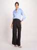 pantalone con due pinces in lino