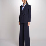 Blazer doppiopetto strutturato dalla linea allungata VELOCE 2615041081600 001 BLU weekend maxmara 