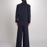 Blazer doppiopetto strutturato dalla linea allungata VELOCE 2615041081600 001 BLU weekend maxmara 