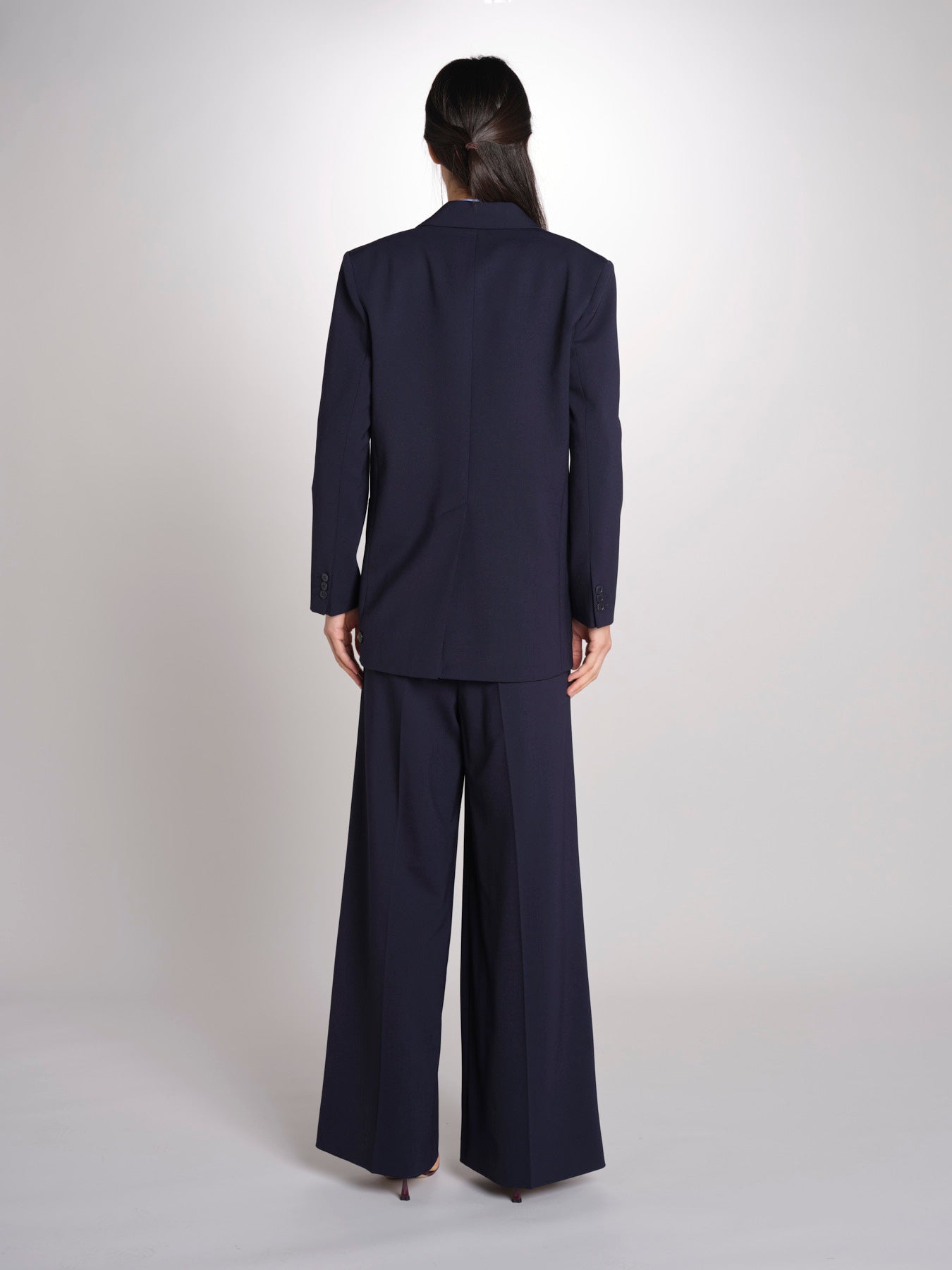 Blazer doppiopetto strutturato dalla linea allungata VELOCE 2615041081600 001 BLU weekend maxmara 
