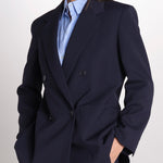 Blazer doppiopetto strutturato dalla linea allungata VELOCE 2615041081600 001 BLU weekend maxmara 