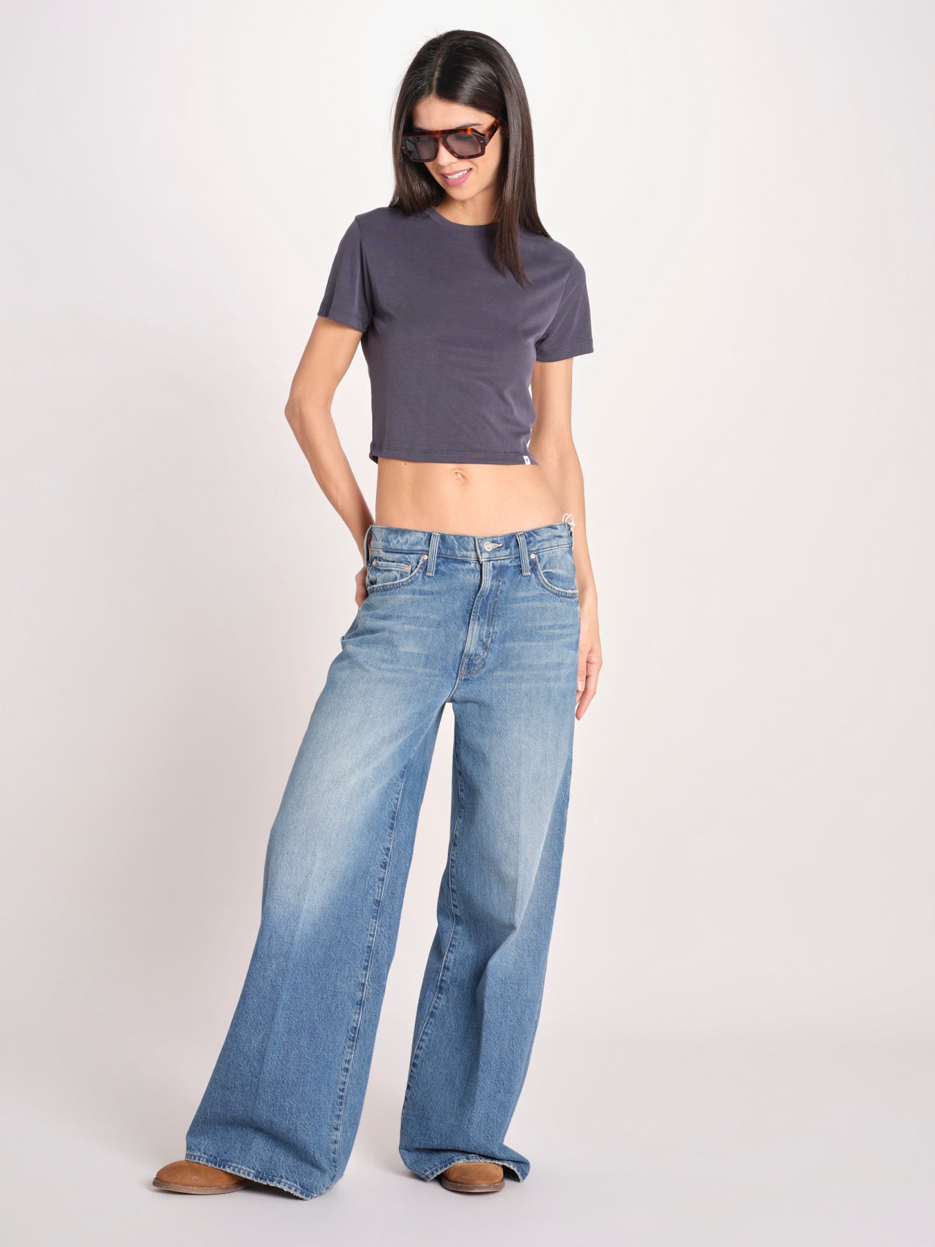 t-shirt costine m/c PARGA 026TS614RM BLU woc 