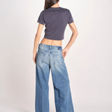 t-shirt costine m/c PARGA 026TS614RM BLU woc 