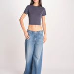 t-shirt costine m/c PARGA 026TS614RM BLU woc 