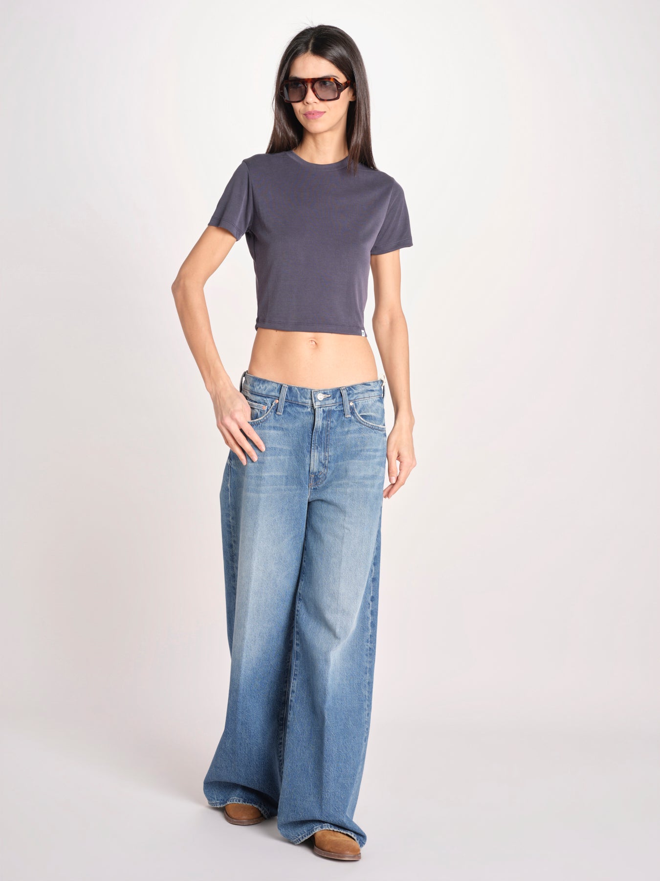 t-shirt costine m/c PARGA 026TS614RM BLU woc 