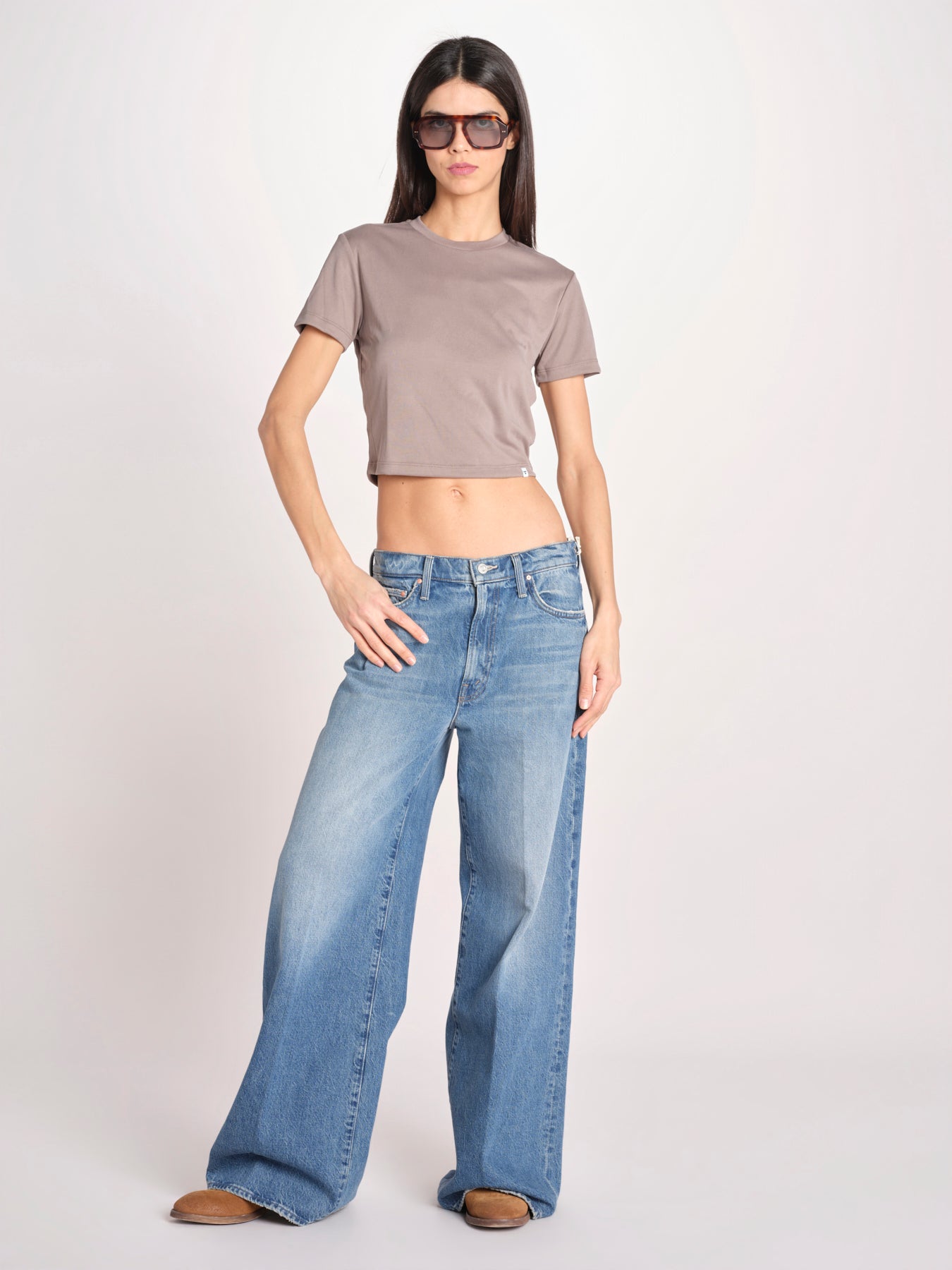 t-shirt costine m/c PARGA 026TS614RM FUMO woc 
