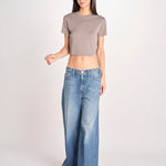 t-shirt costine m/c PARGA 026TS614RM FUMO woc 