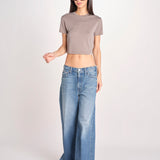 t-shirt costine m/c PARGA 026TS614RM FUMO woc 