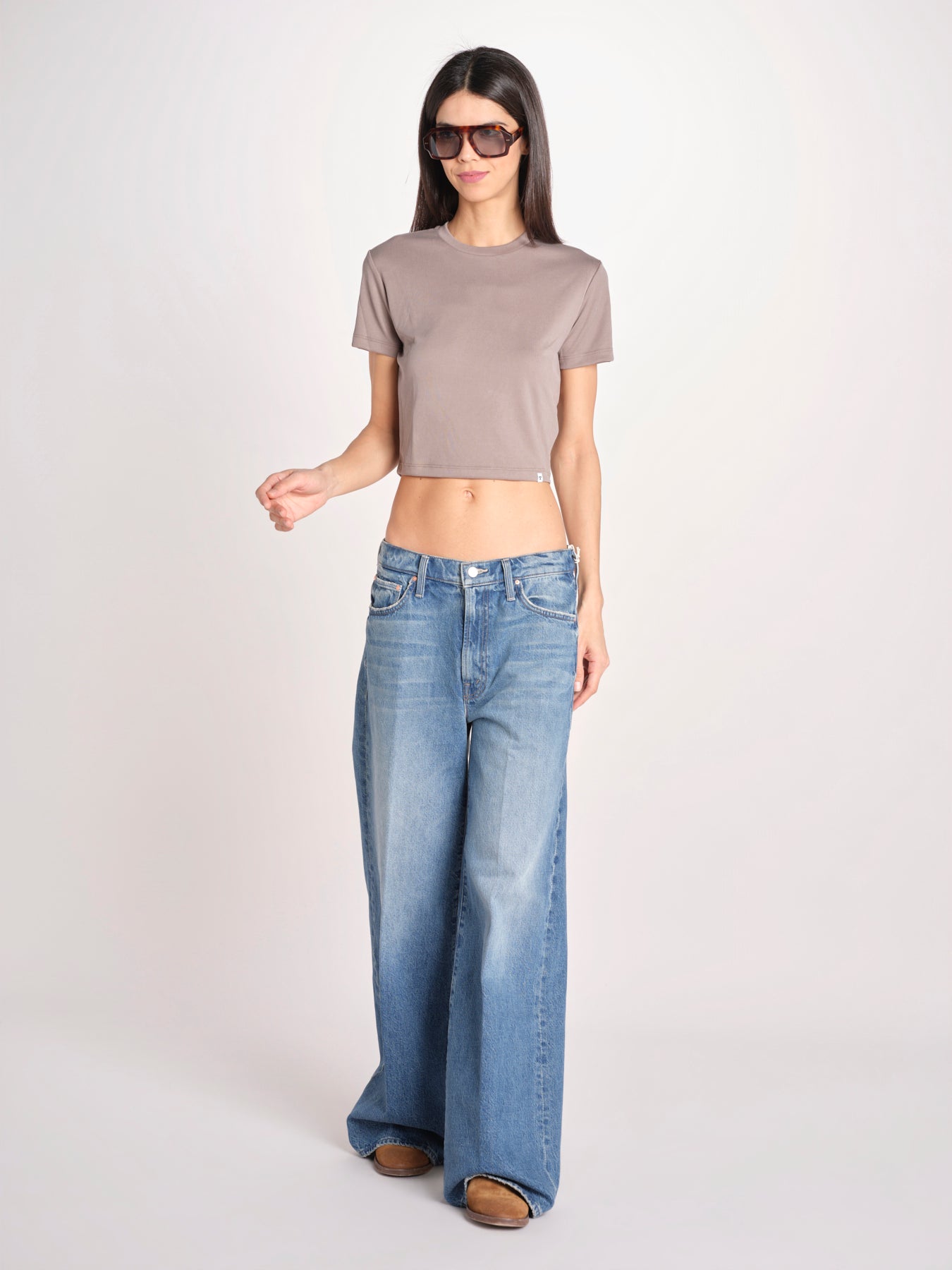 t-shirt costine m/c PARGA 026TS614RM FUMO woc 