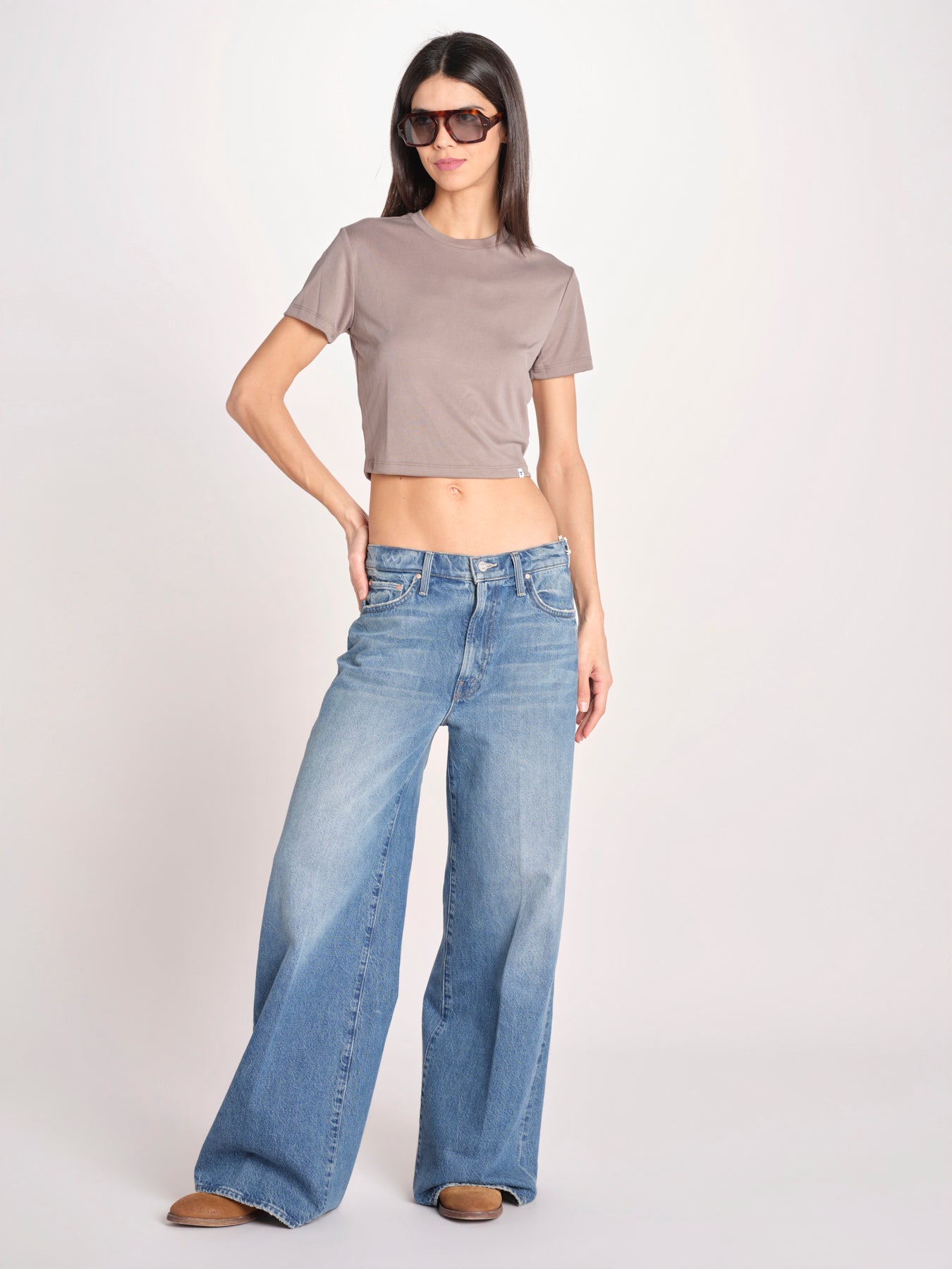 t-shirt costine m/c PARGA 026TS614RM FUMO woc 