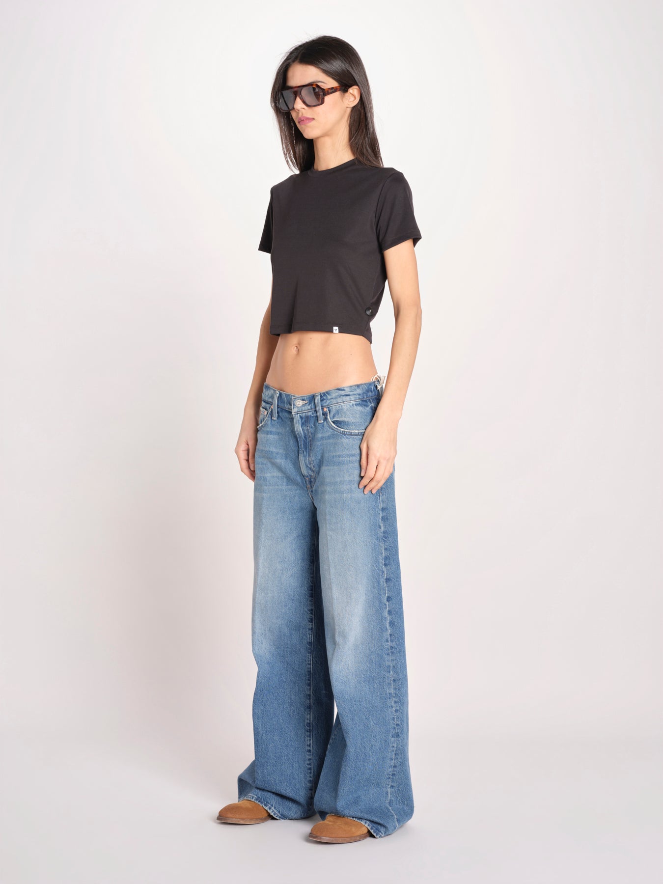 t-shirt costine PARGA 026TS614RM NERO woc 