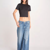 t-shirt costine PARGA 026TS614RM NERO woc 